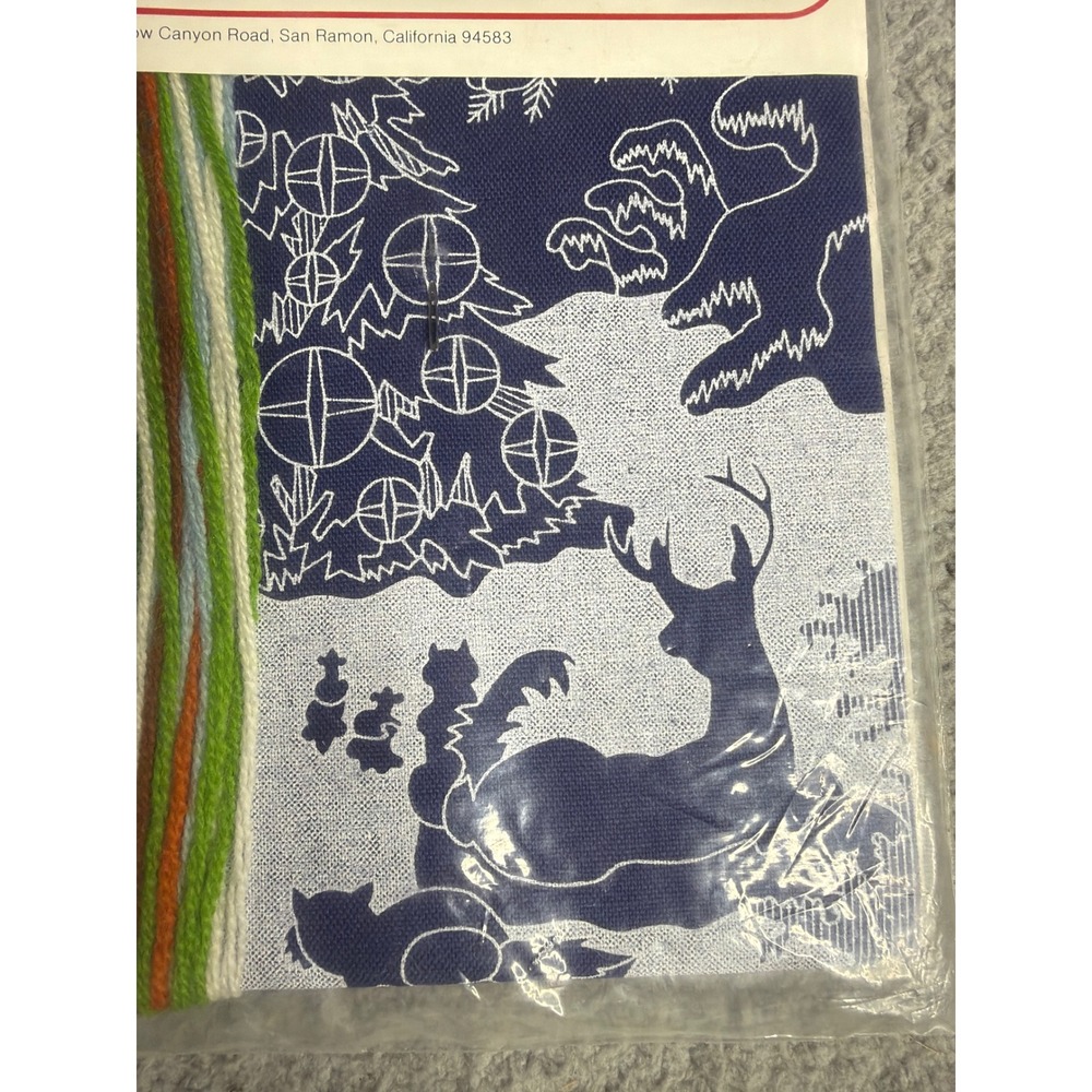 NWT Vintage 1980 Sunset Stitchery Enchanted Forest Crewel Kit 2083 Dan Trotter - Picture 4 of 7